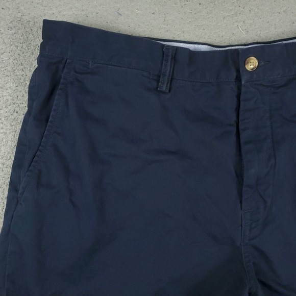 Ralph Lauren Shorts Mens Size 35 Blue Casual Flat Front Chino - Picture 2 of 9